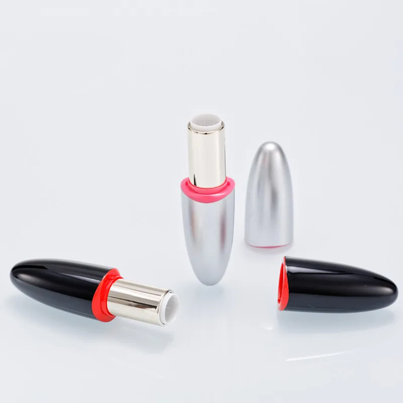 Модная сексуальная губная Новая косметика Мерцающая Серебряная черная пустая