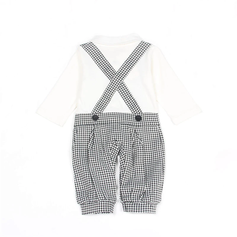 Весна комбинезон для мальчиков младенцев длинные рукава поддельные целом