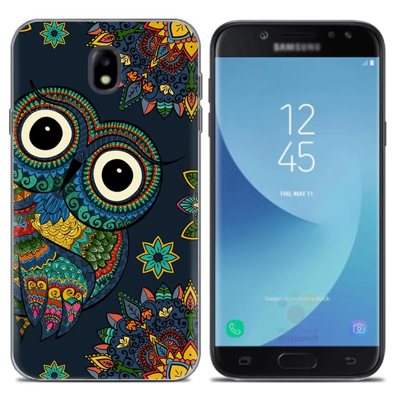 Phone Case For Samsung Galaxy J3 2017 J330 European Version/ Pro 5-inch Cute Cartoon Painted TPU Soft Silicone Cover |