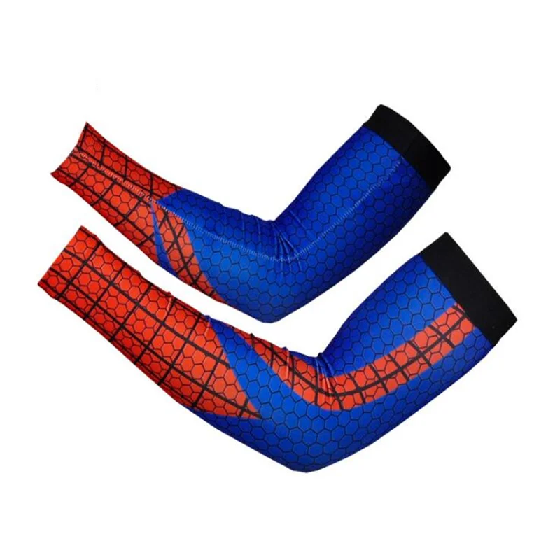 Эластичные Митенки для женщин нарукавник супер герой Для мужчин вождения