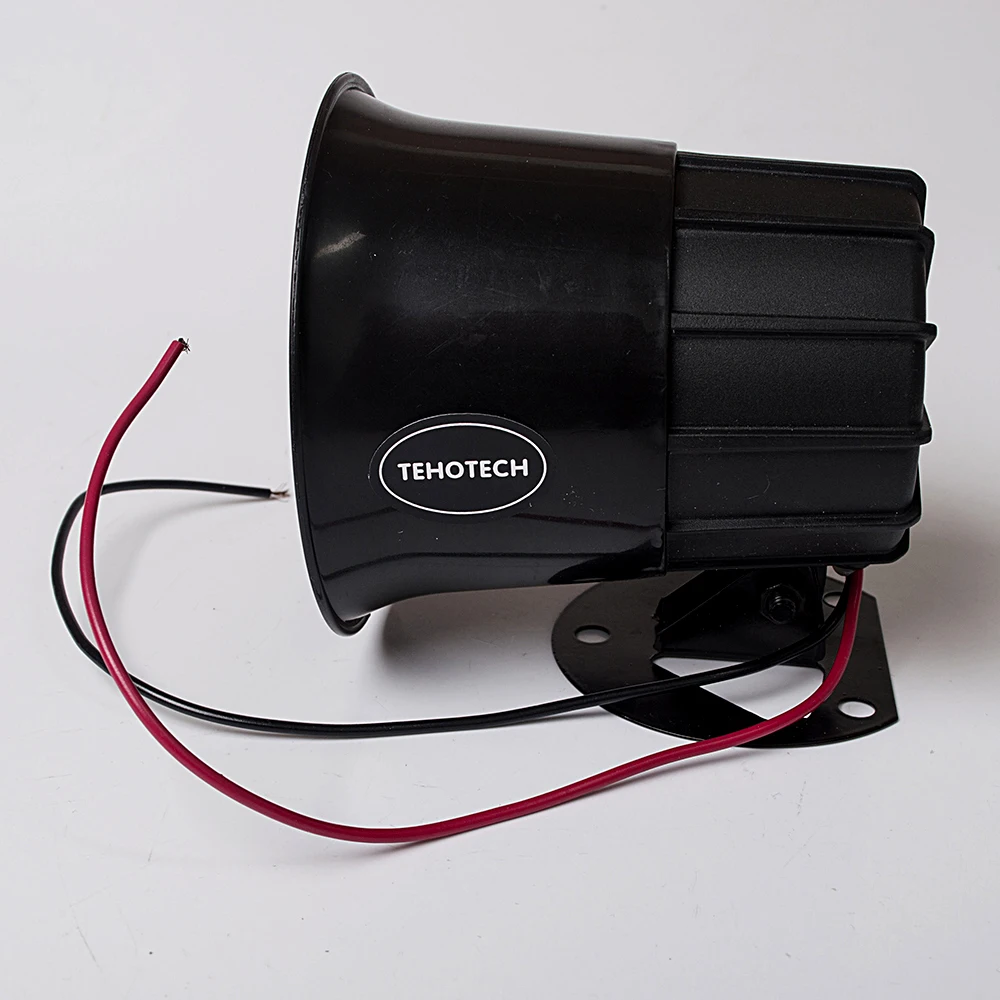 Бегемот громкий 12 В в 110dB Air Horn Улитка комплект 6 тон Черный Сирена Рога 30 Вт для