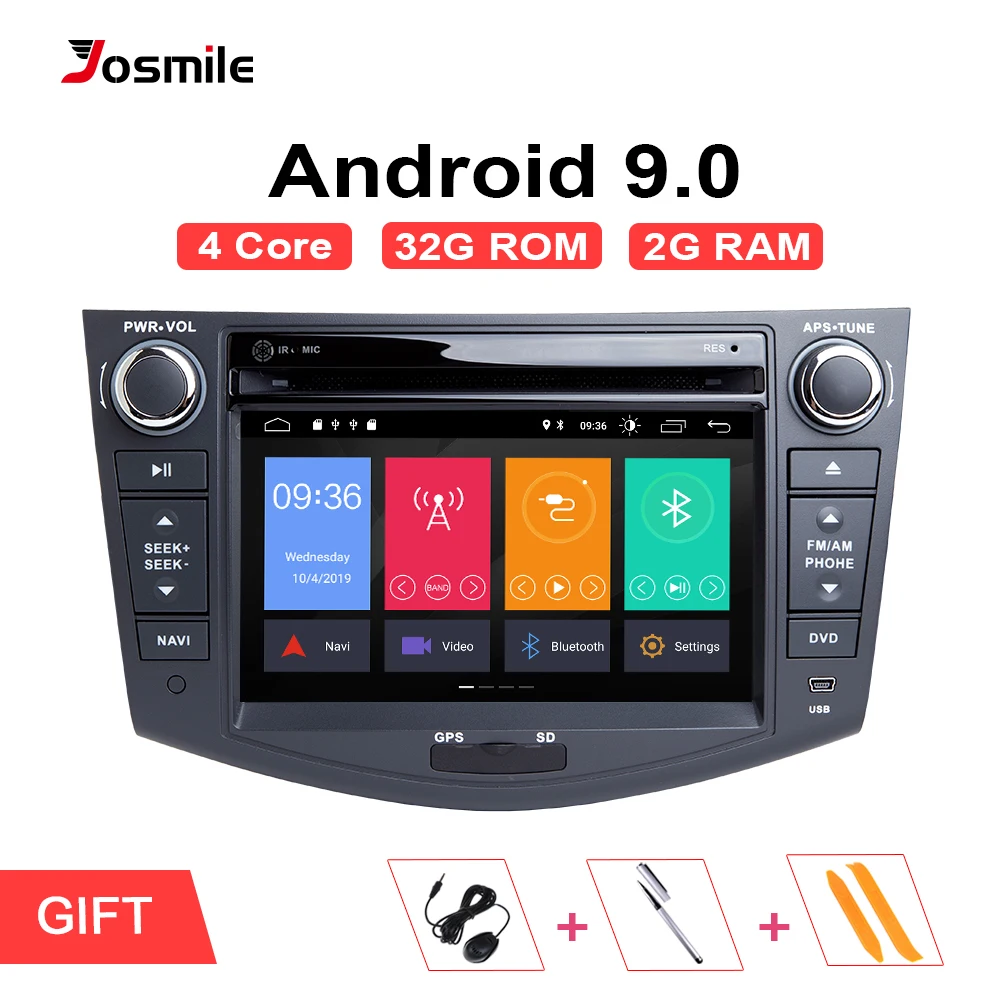 Android 9,0 2 din Автомобильный Радио dvd-плеер для Toyota RAV4 Rav 4 2006 2007 2008 2009 2010 2011 2012 gps навигация Wifi OBD2 ТВ