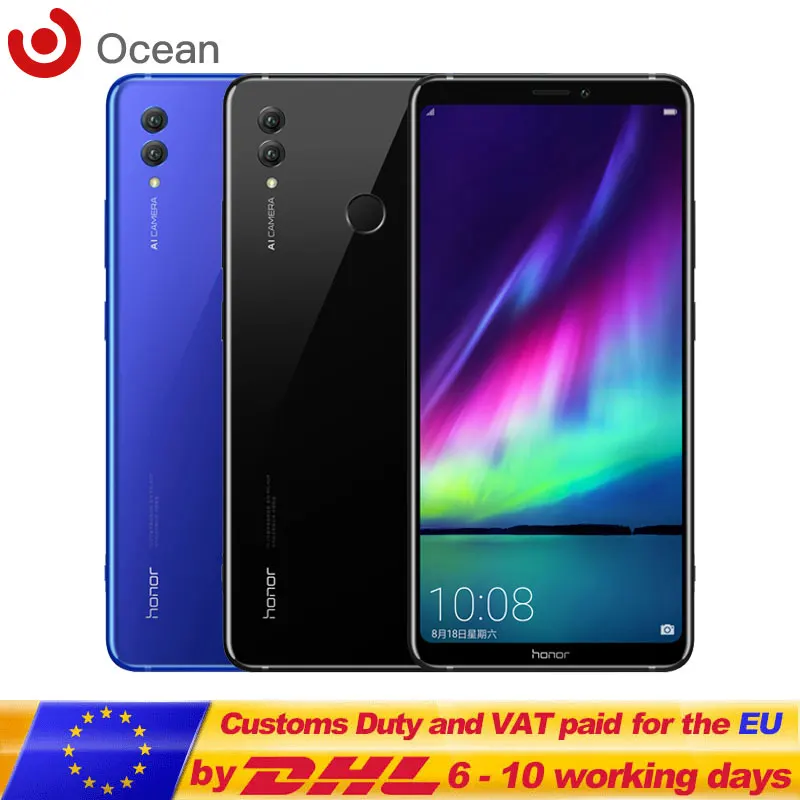 Honor Note 10 6 ГБ 8 ГБ Оперативная память 64 Гб 128 Встроенная память Kirin 970 восьмиядерный смартфон Dual SIM 6,95 ''Android 8,1 зеркало заднего вида 24,0+ 16,0 Мп