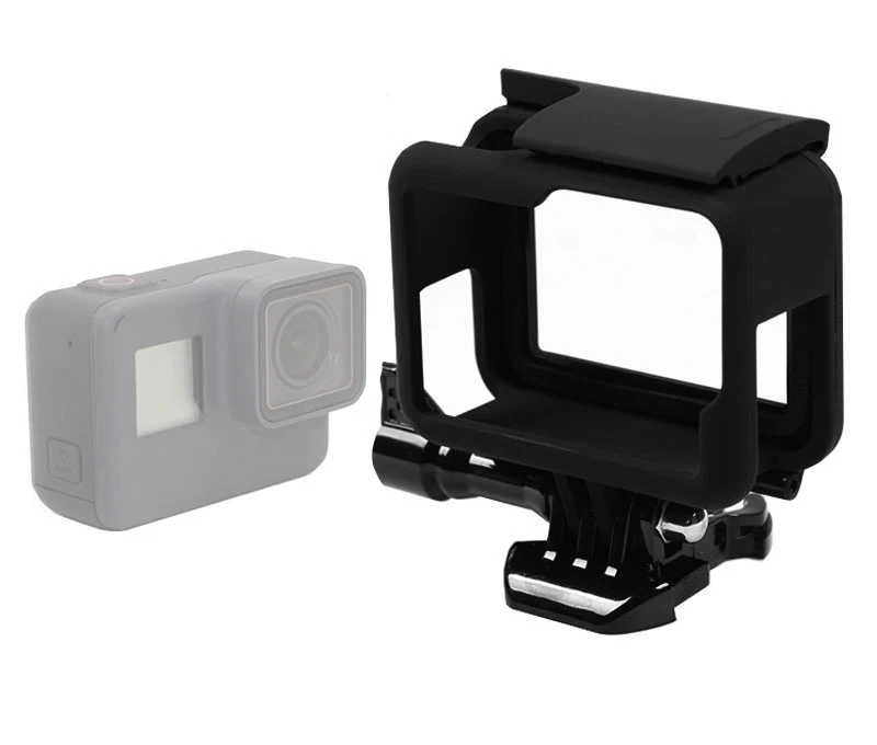 Черный пластиковый защитный чехол с рамкой для GoPro Hero 6 5, Черная Спортивная камера для Go Pro Hero 7 6 5, аксессуары для экшн-камеры