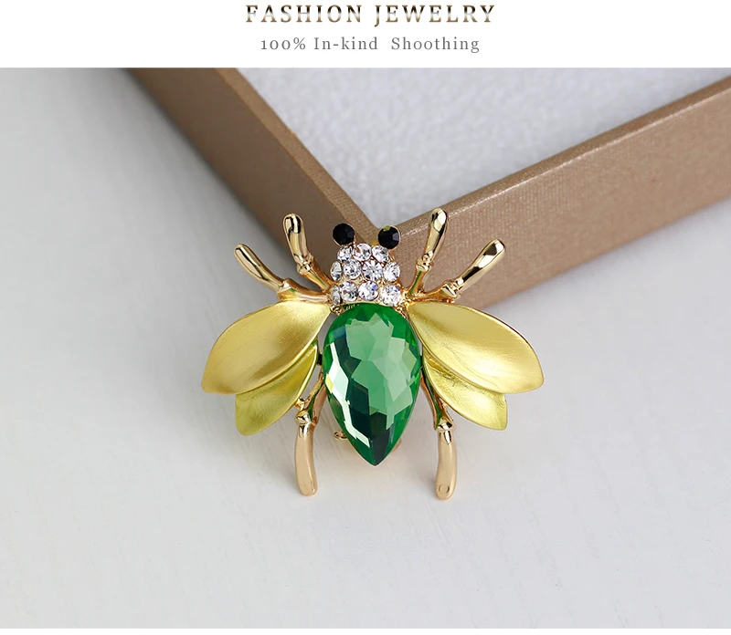 Насекомых Мода Воротник Аксессуары коралловые Броши вечерние Bijoux Для женщин pins