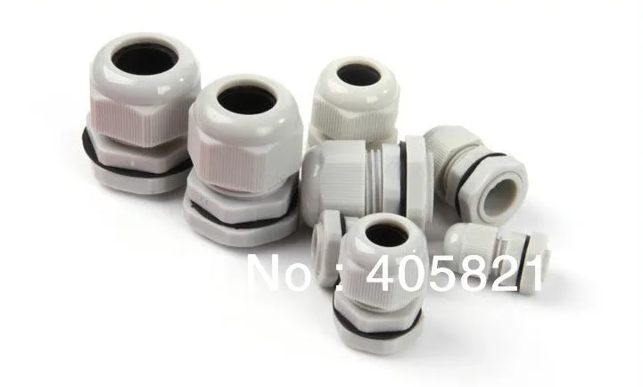 

PG21 IP68 Light Grey Waterproof Nylon Cable Gland For 13-18mm Cable Range