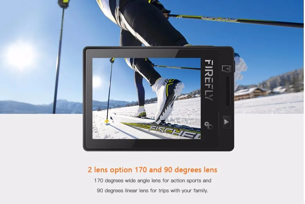 Hawkeye Firefly 8SE экшн-камера с сенсорным экраном 4K 30 кадров в секунду 170 градусов супер-вид Bluetooth FPV Спортивная Экшн-камера