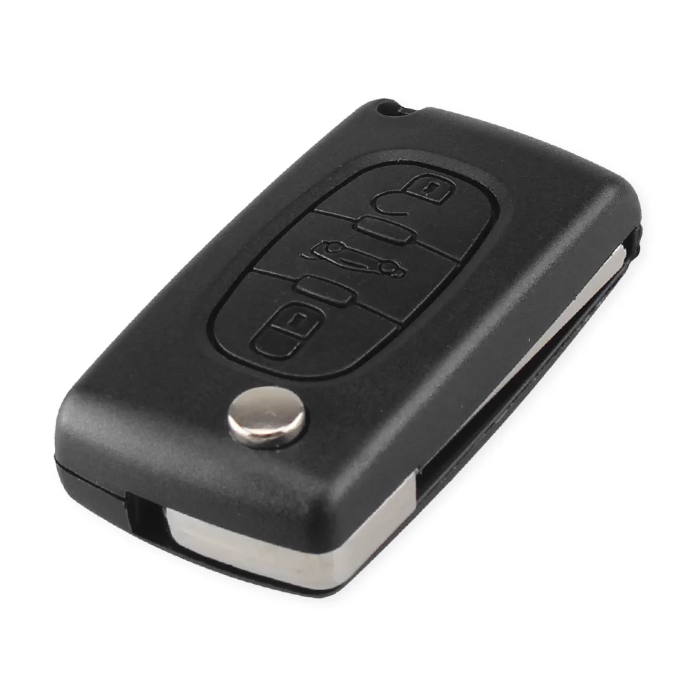 DANDKEY CE536 VA2 3 кнопки флип дистанционного ключа автомобиля оболочки чехол для CITROEN C3