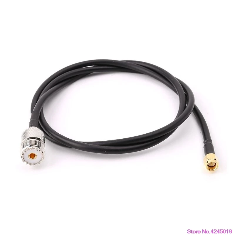 Новый UHF SO239 женский к SMA Мужской прямой RG58 Pigtail кабель RF коаксиальный