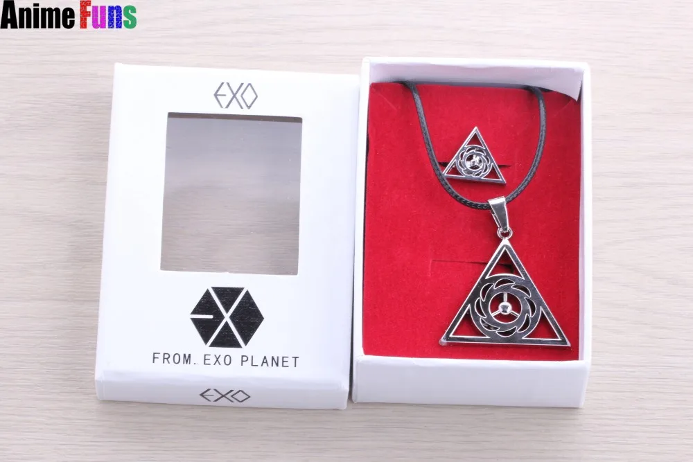Сочетание KPOP колье чокер EXO LUHAN KRIS TAO Модная Звезда 12 членов ожерелья с логотипом