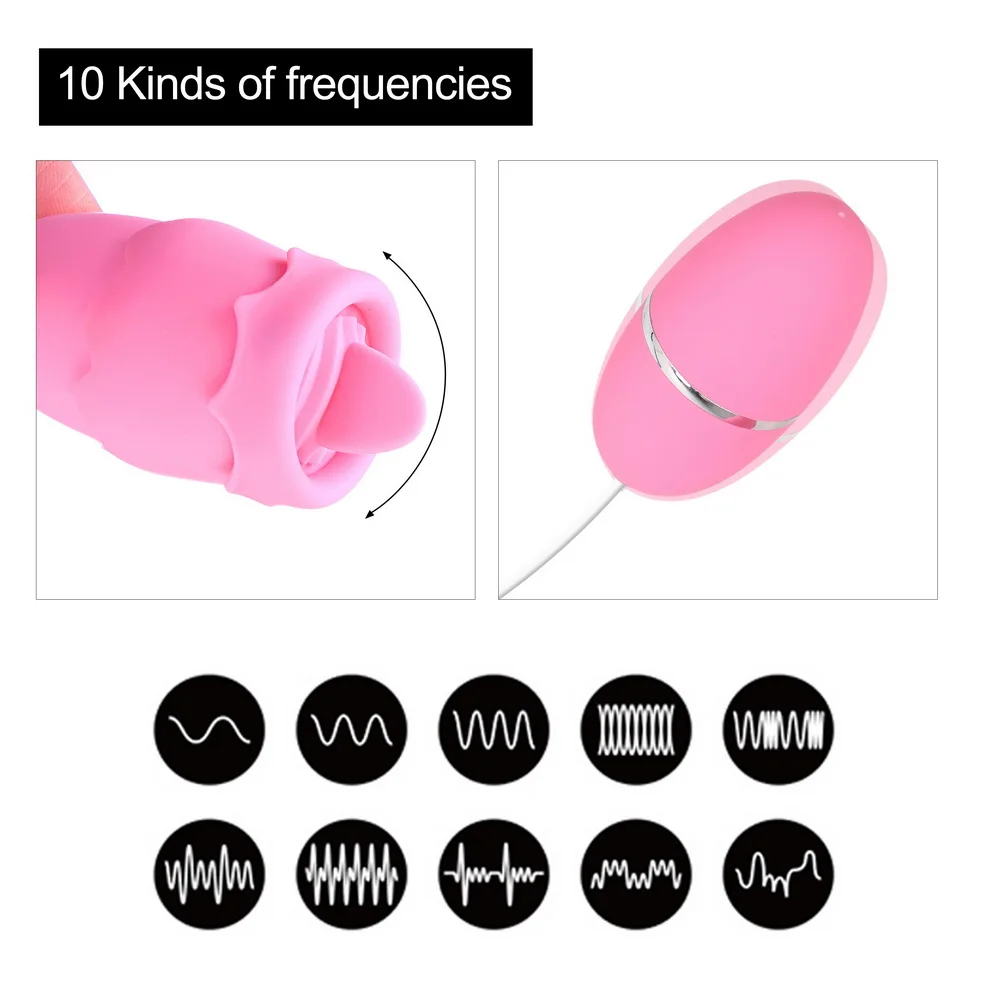 New Nipple Sucker Tongue Vibrator Breast Enlarge Massager G Spot Clitoris Licking Stimulator Sex Toys for Woman Masturbator | Красота и