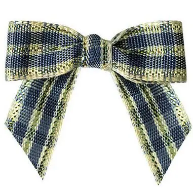 

600pcs Handmade Flower of Scotland Tartan Ribbon Bows