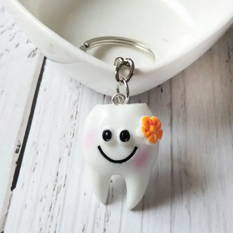 20 шт брелок для ключей в форме зуба милый стоматологический подарок|Брелоки| |