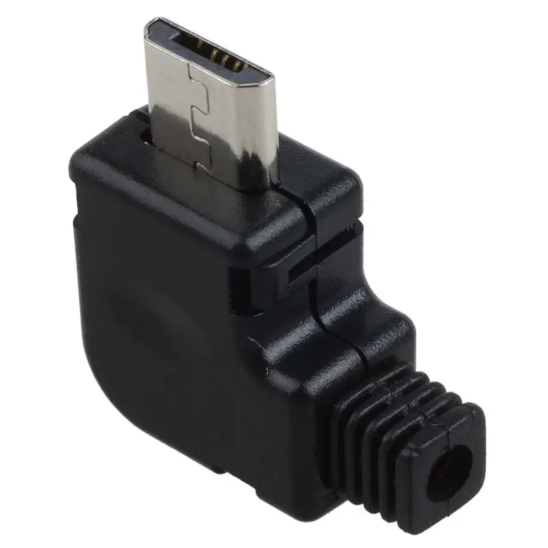 Прямоугольный Micro USB 5 P порт со штекерной розеткой разъем с пластиковой