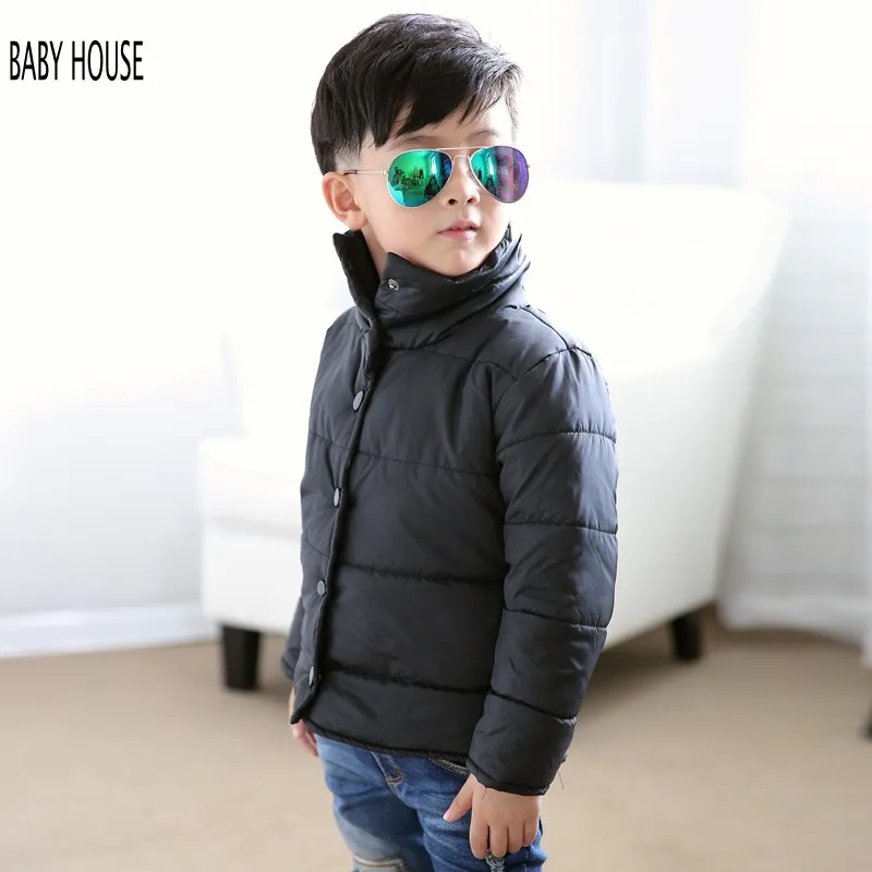 Новое зимнее пальто унисекс для мальчиков и девочек модная теплая детская зимняя