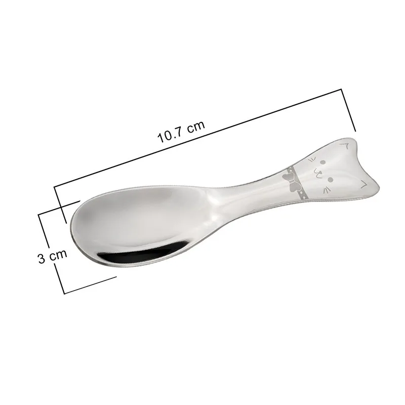 Забавная Милая ложка OBR из нержавеющей стали вилка десертные ложки для