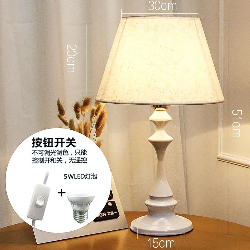 

Bedroom Bedside Table Lamp Living Room Lamp Modern Minimalist Lighting for A Dorm Room Home Deco Art Deco LED Desk Lights