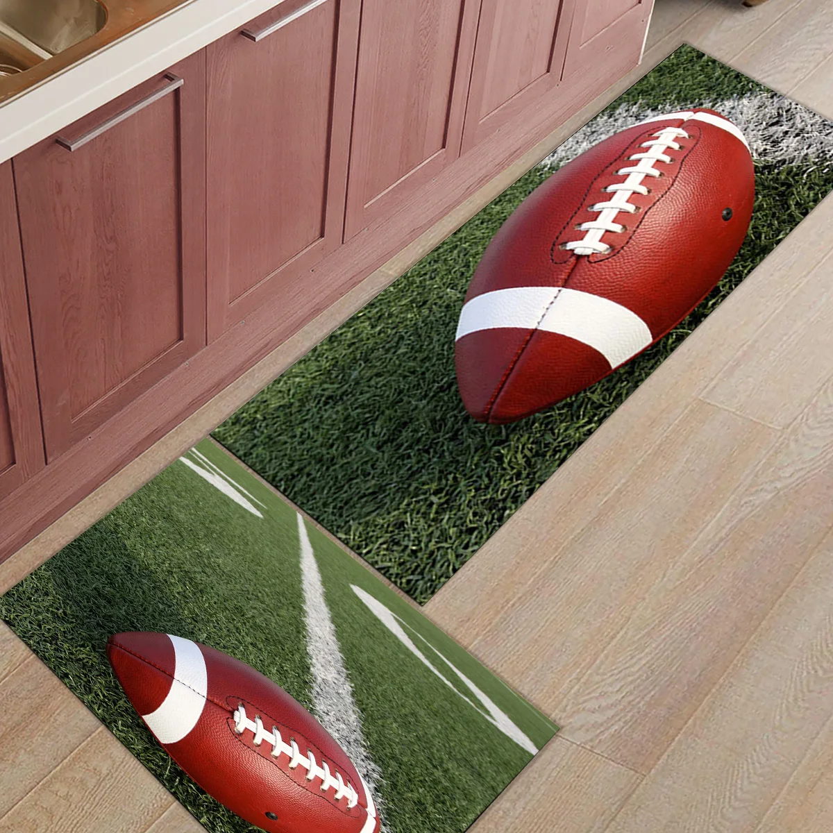2 шт./компл. Бейсбол Футбол Спортивный Коврик Вход Передняя дверь ковры Ванная