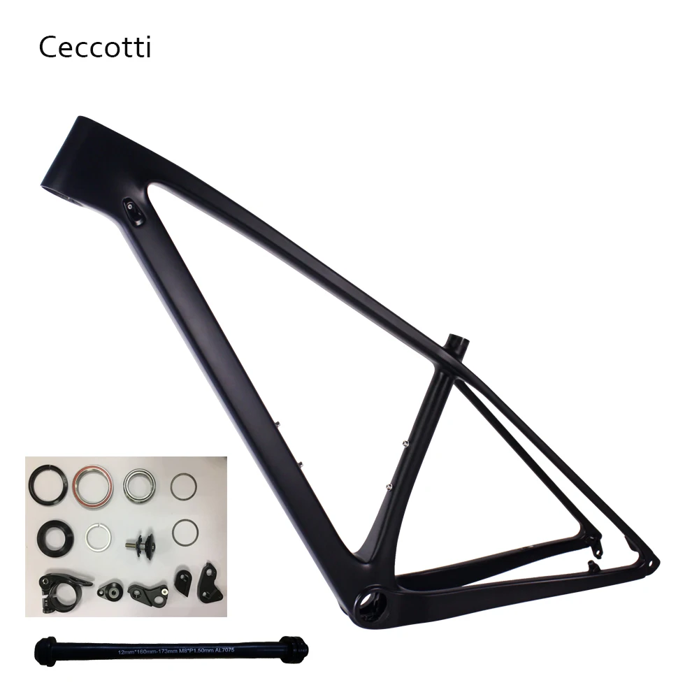 Новая карбоновая велосипедная Рама 27,5 er/29er telaio carbonio strada Ceccotti Светоотражающая конструкция карбоновая mtb рама