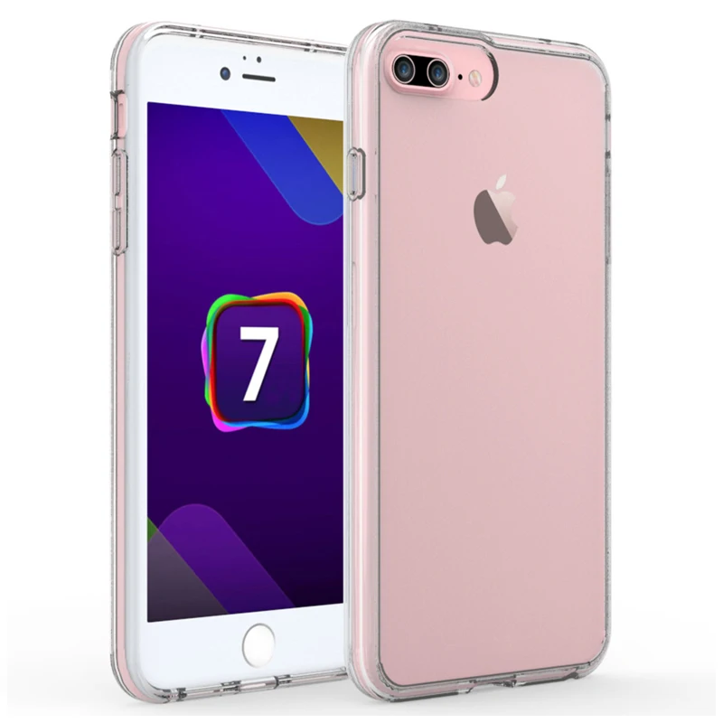 Kainuen Роскошный прозрачный чехол для телефона capinha iphone 8 plus apple iphone8 силиконовые