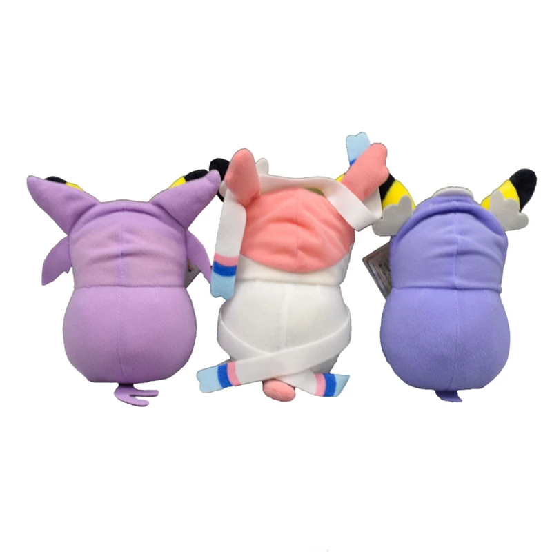 6 шт./лот 15 см Пикачу плюшевая игрушка Косплэй Sylveon Чаризард Umbreon Espeon из