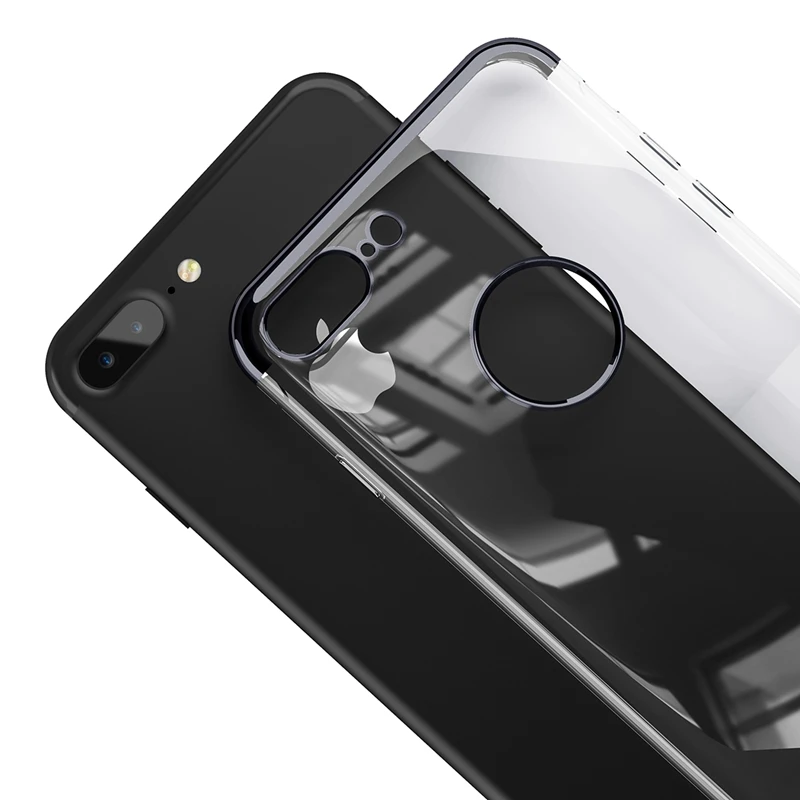 Roybens для iPhone 7 чехол из прозрачного силикона модный Ультра тонкий мягкий ТПУ