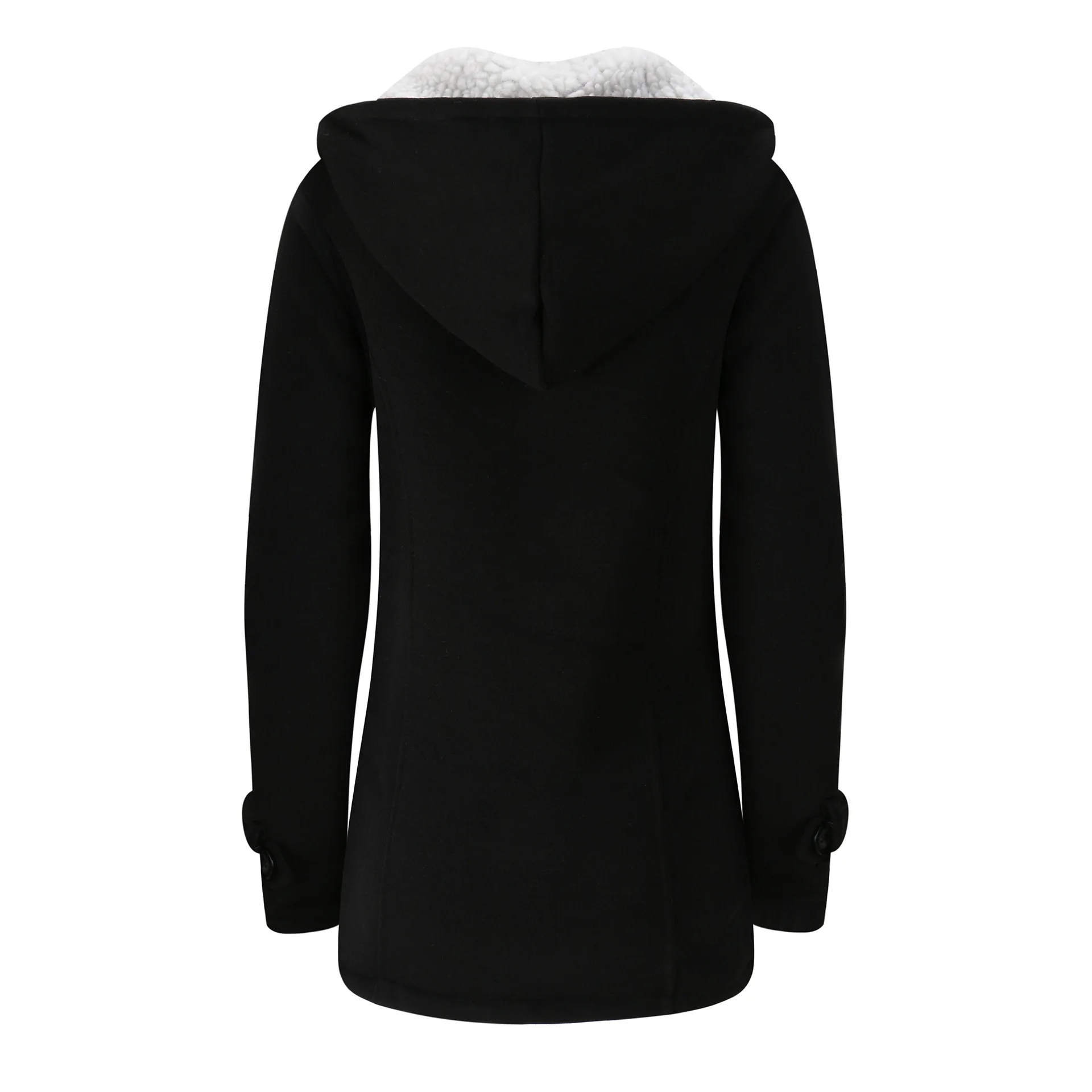 XUANSHOW зима Куртка женская с капюшоном Застегнуть классический хлопок бархатный Сгущать пальто Хранить в теплой одежде Бо