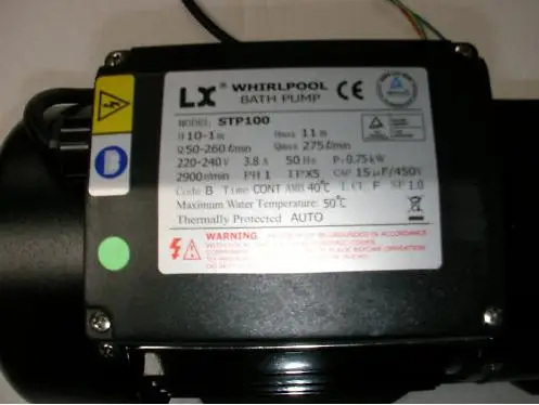 Спа Бассейн насос STP100 1.0 л.с. с фильтрацией и насосом - Для надземных бассейнов.