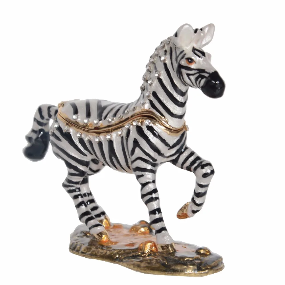 Шкатулка Bejeweled Zebra металлическая шкатулка для ювелирных изделий и органайзер