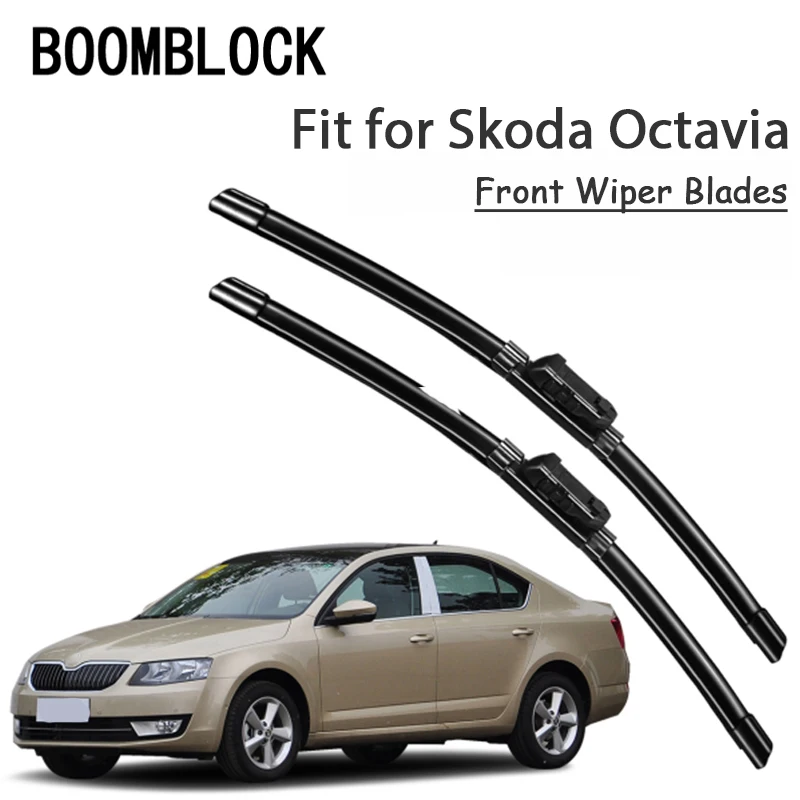 Щетки стеклоочистителя BOOMBLOCK для Skoda Octavia A5 A7 MK2 MK3 2017 2004 2 шт.|Стеклоочистители| |