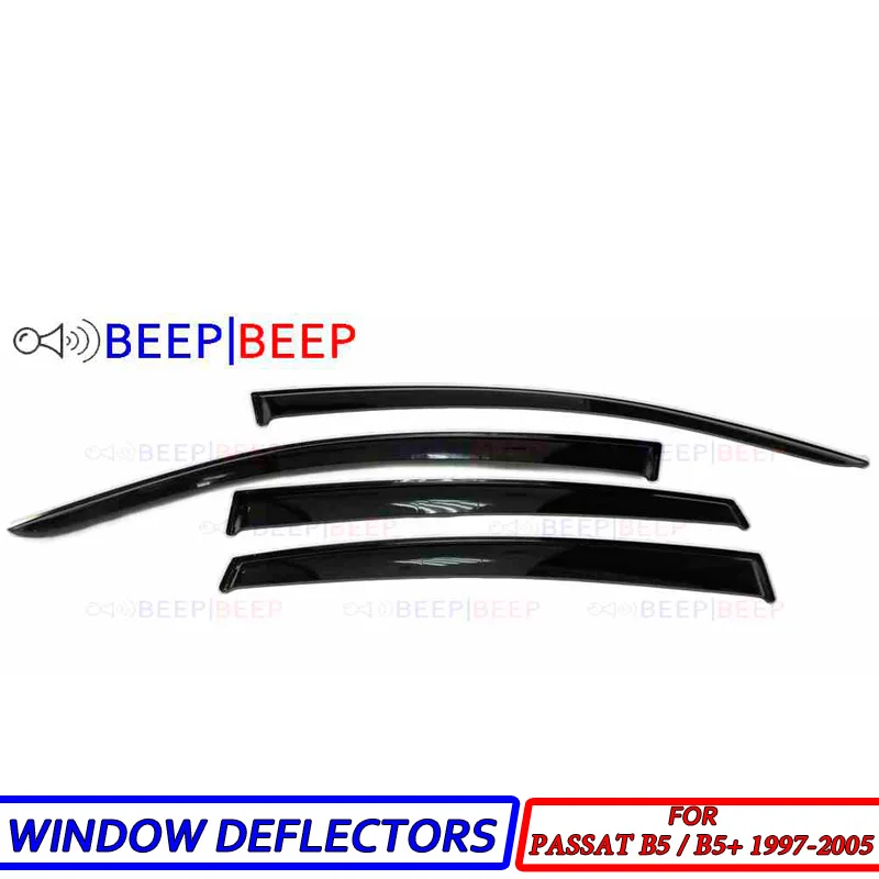 

Car window deflectors for Volkswagen Passat B5 1997-2005 wind deflector sun guard rain vent visor cover car styling accessories