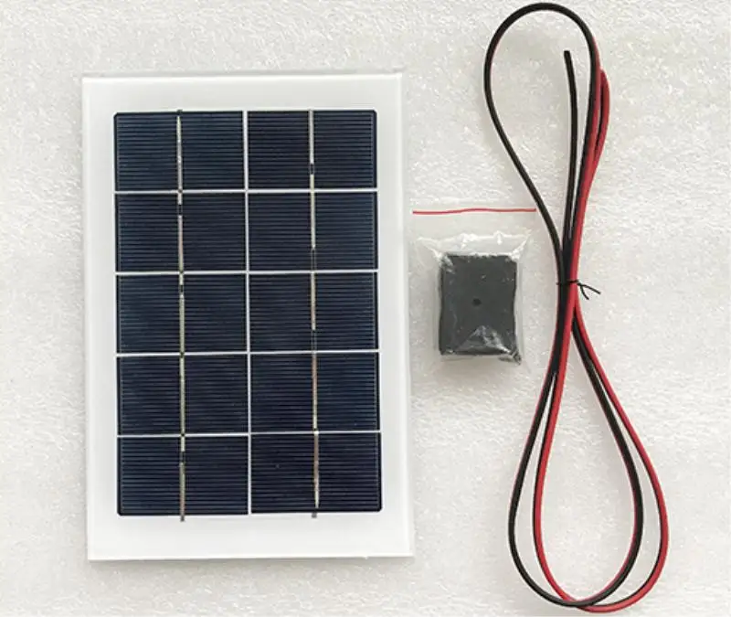 3 w 5 v поликристаллическая солнечная панель стабилизатор для зарядки мобильного телефона Зарядка сокровище Мобильная мощность Pv - Цвет: TYNPJ