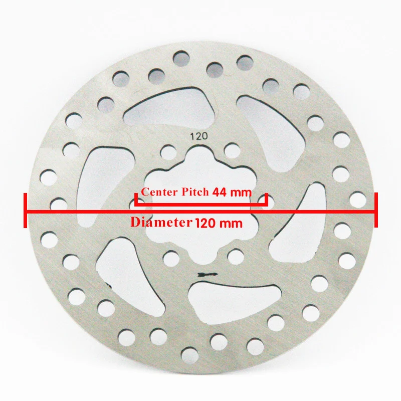 Дисковые тормозные диски для велосипеда RED LAND 120 мм 6 отверстий детали дорожного и