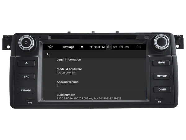 Quad Core Android 9 0 Автомобильный DVD плеер для BMW M3 (1998 2005)/E46 2005) мультимедийный Авто