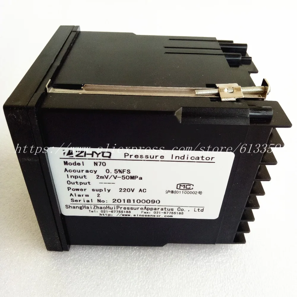 ZHYQ PT124G-121 расплава высокой температуры датчики давления для пластика экструдер 5 контактов и индикатор N70/N80/N90 220VAC выход 2 мВ/в