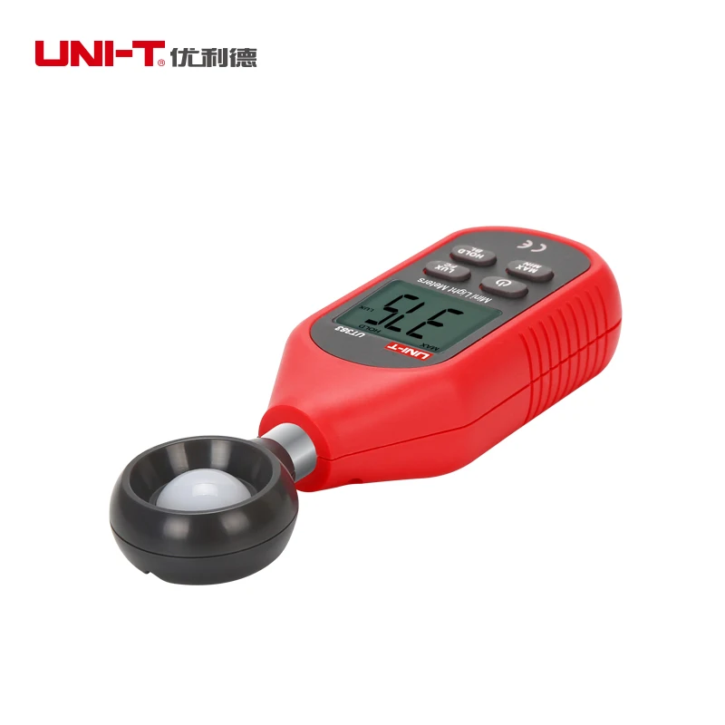 UNI-T UT383 Ручной цифровой люкс измеритель освещенности яркости световой фотометр