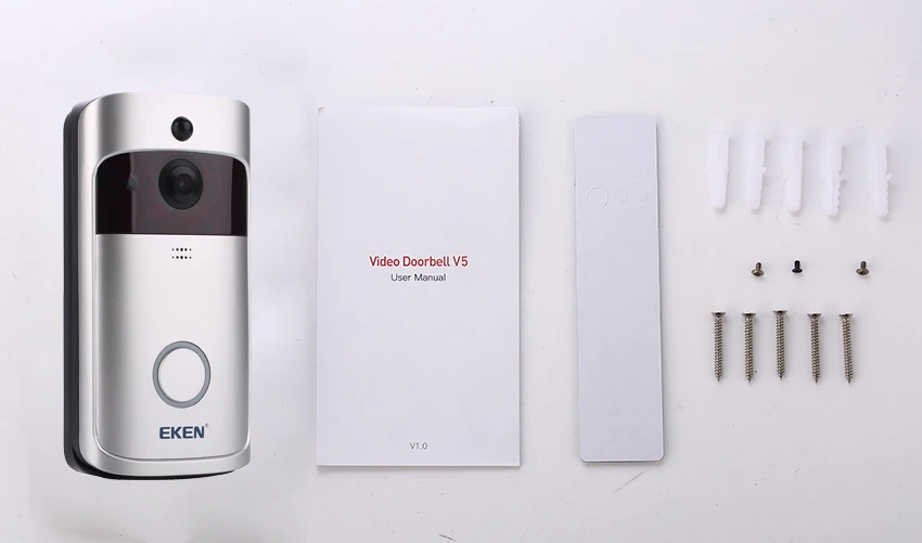 Eken V5 смарт WiFi видео дверной звонок камера 720P визуальный домофон звонок ночного видения IP дверной звонок беспроводная домашняя камера безопасности