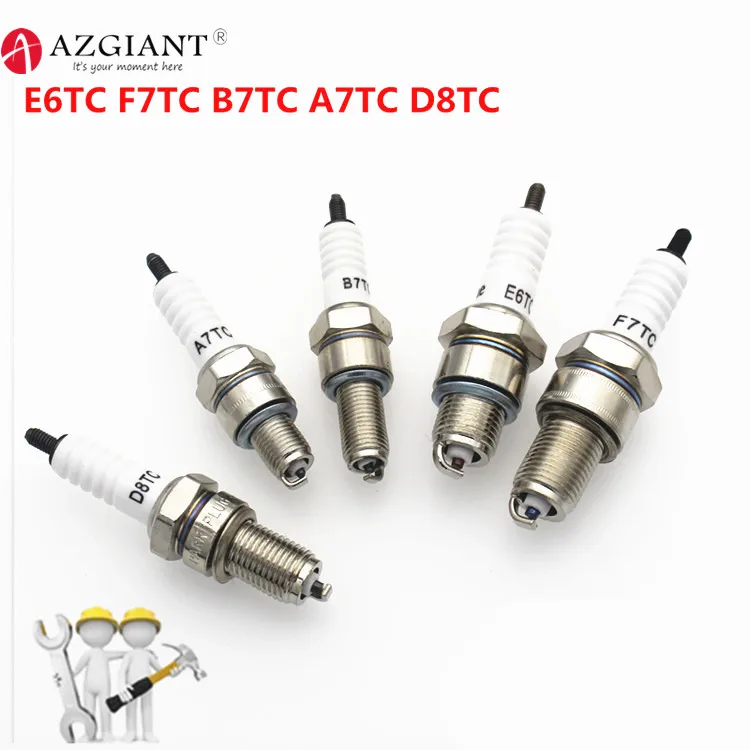 Свеча зажигания для мотоцикла 100/125 A7TC D8TC E6TC F7TC B7TC A7RTC CR7HSA D8TRC D8TJC D8EA D8T|Свечи и