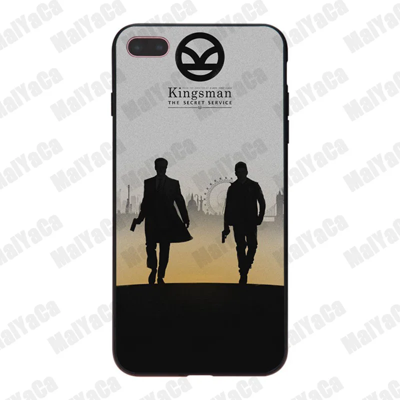 MaiYaCa Kingsman дизайн секретной службы высококачественный чехол для телефона iPhone 8 7 6 6S Plus X 10 5 5S SE 5C Coque Shell - Цвет: 7