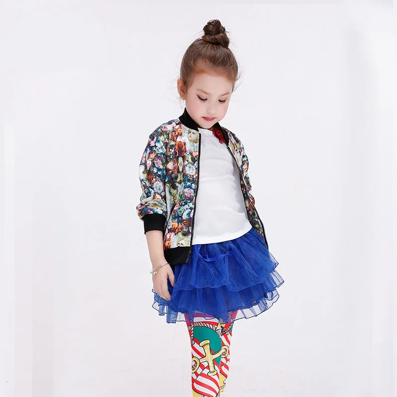 Children's Coat Black Jacket For Girls 2016 New Autumn Winter Chinese Factory-direct-clothing | Детская одежда и обувь