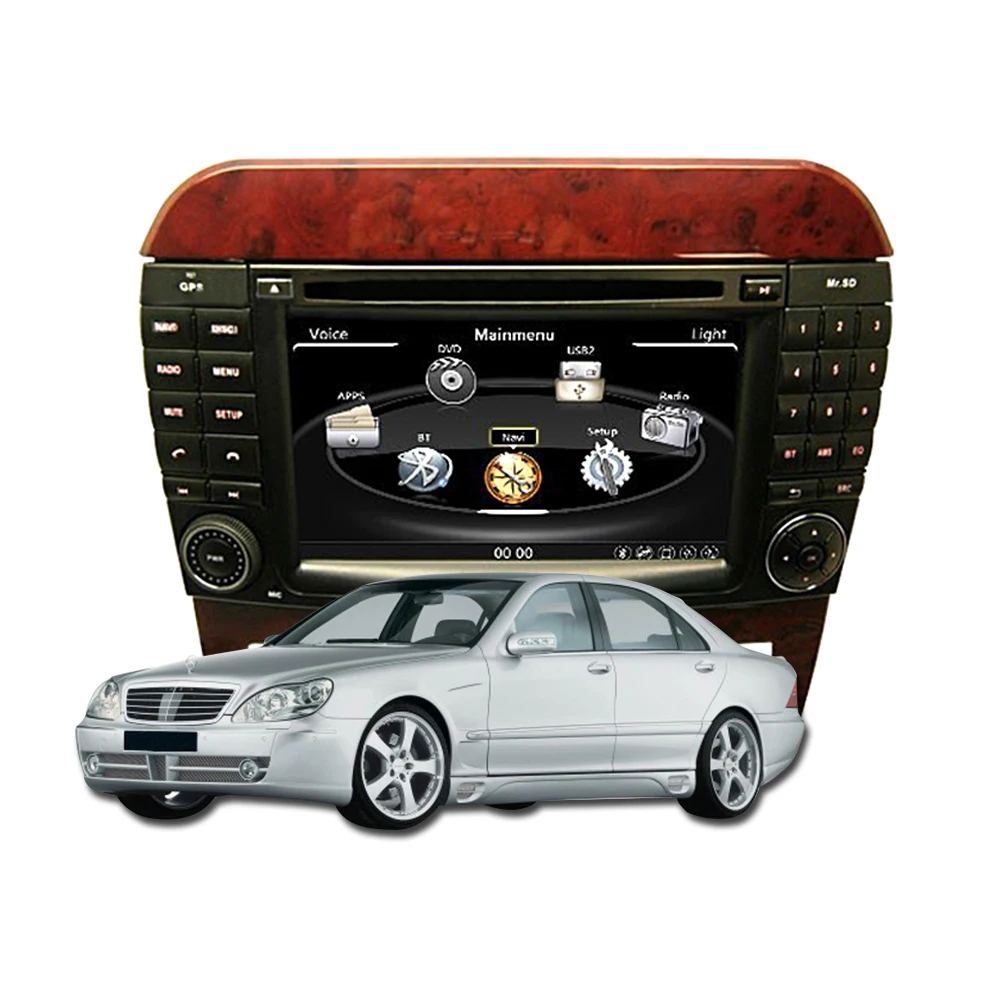 3 Г/WI-FI Специальное DVD/кассеты/аудио плеер для Mercedes-Benz S класс W220 S280 S320 S350 S400 S420 S430 с