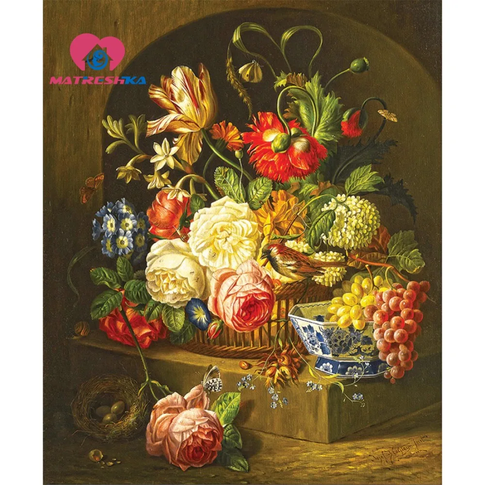 Алмазная живопись цветы алмазная вышивка продажи картина Стразы Вышивка крестом