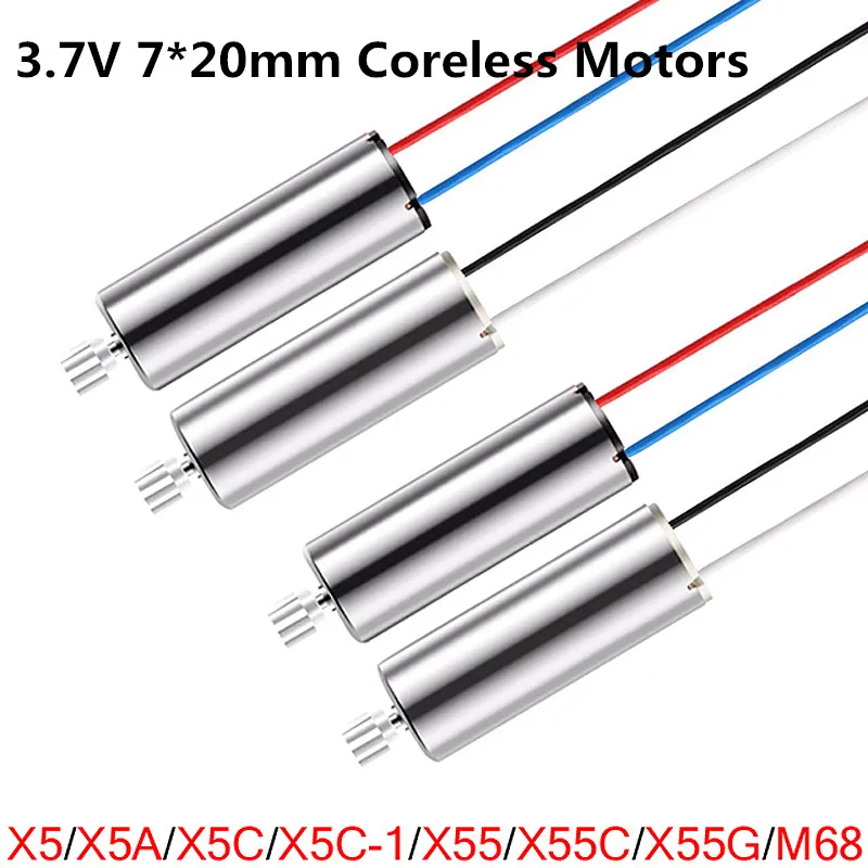 4 pcs 720 двигатель SYMA X5 X5A X5C X5C-1 X55 Радиоуправляемый Дрон CW CCW основные двигатели V272 H107 Радиоуправляемый квадрокоптер Запасные Части Шестерни двигатель аксессуары - Цвет: 4 pcs