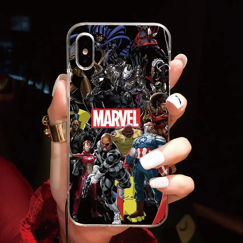 7 Чехлы Marvel Comics для samsung galaxy S10 S10 lite S10plus J6 J4 Prime Note 10 pro 10 plus Мягкий силиконовый чехол из ТПУ - Цвет: 7