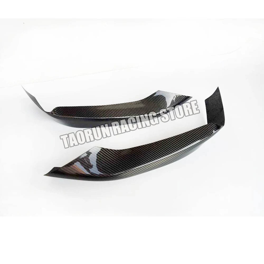 G30 G31 углеродное волокно переднего бампера сбоку Splitter фартук для BMW 520 530 540 550 с