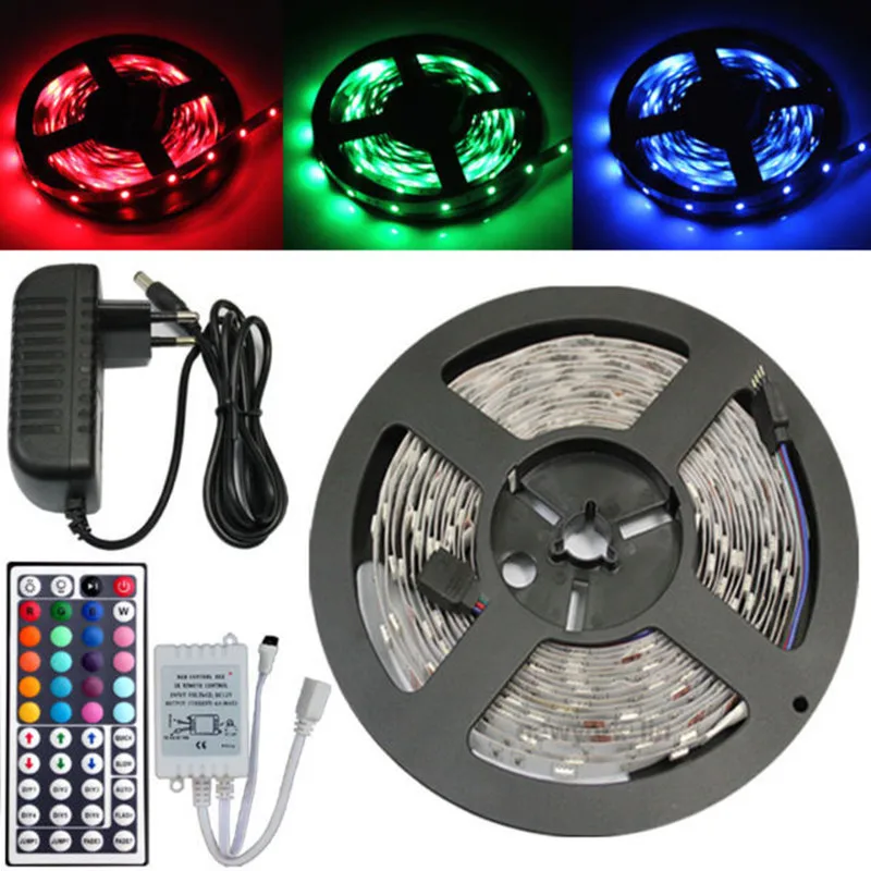 Мини набор 5050 RGB/белый/теплый белый/красный/синий/зеленый 150 светодио дный SMD 5 м 500