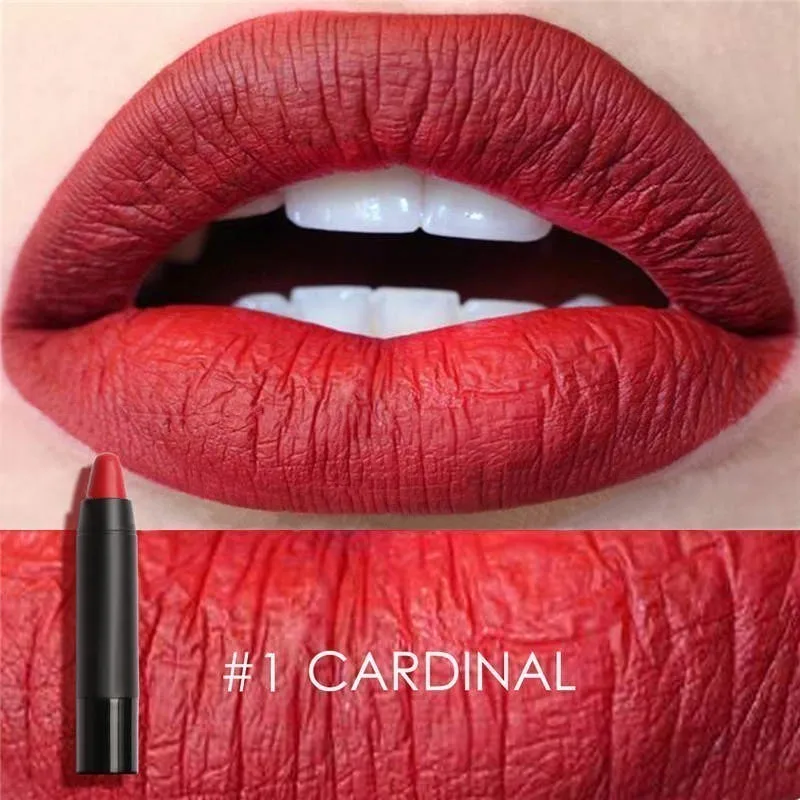 FOCALLURE 6 цветов Lipliner матовый водонепроницаемый стойкий макияж красная помада карандаш для губ - Цвет: 1C