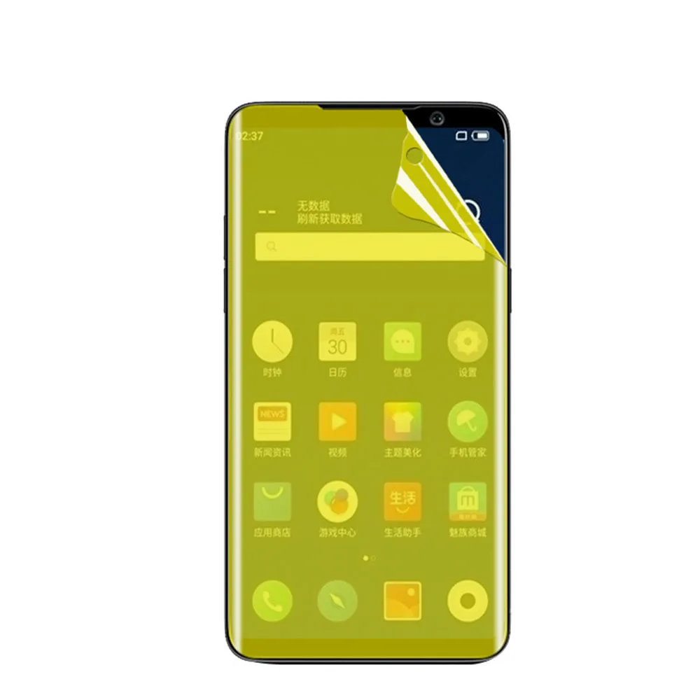 Гидрогелевая пленка для Meizu M6 M5 M3 Note мягкая ударопрочная нано-пленка из ТПУ с