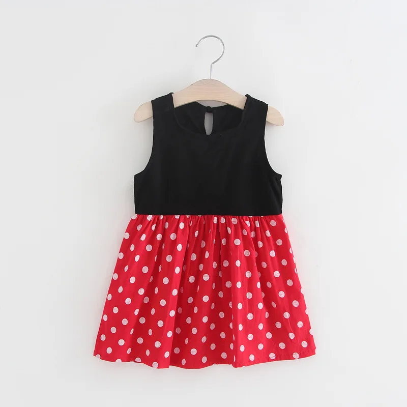 Новинка весенне-летнее платье для девочек из хлопка и конопли товары без рукавов