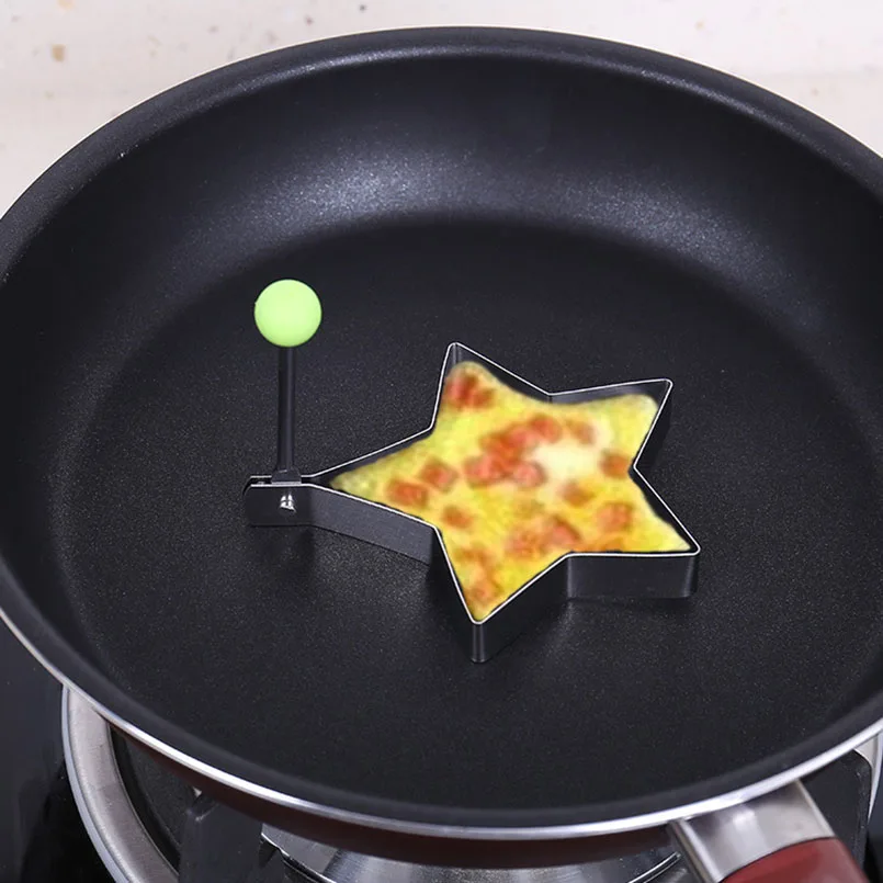 Нержавеющая сталь форма для жарки яиц в виде веселого перевернутого яичный блин